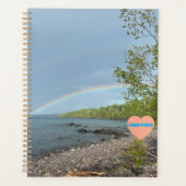 Gute Vibes- Doppelte Regenbögen über Isle Royale Planer (Vorderseite)