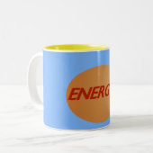 Gute Vibes Energy Zweifarbige Tasse (Vorderseite Links)
