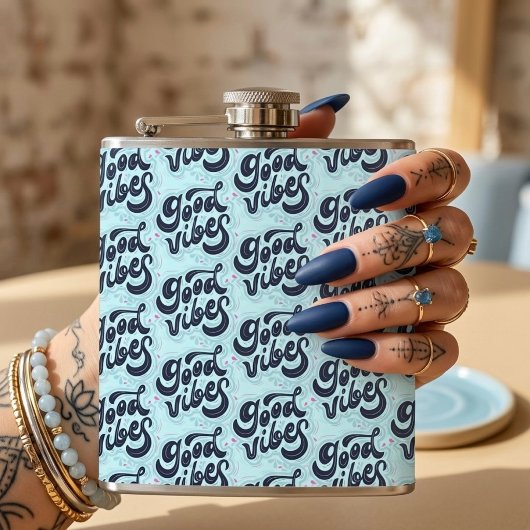 Gute Vibes Flask Flachmann