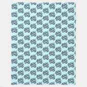 Gute Vibes Fleece-Decke Fleecedecke (Vorderseite)