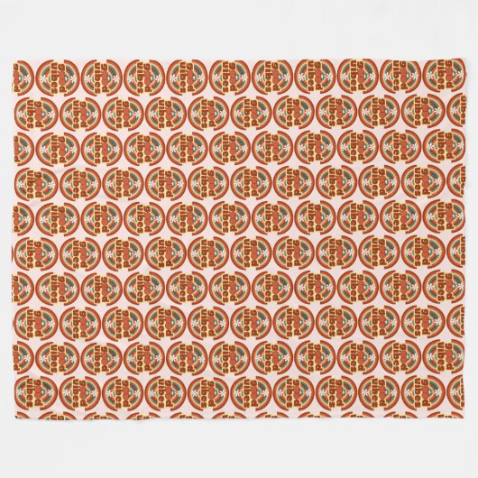 Gute Vibes Fleecedecke (Vorderseite (Horizontal))