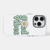 Gute Vibes Gänseblümchen-Handyhülle iPhone Hülle (Rückseite (Horizontal))