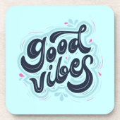 Gute Vibes Getränkuntersetzer Getränkeuntersetzer (Vorderseite)