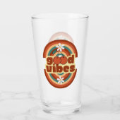 Gute Vibes Glas (Rückseite)