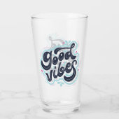Gute Vibes Glas (Rückseite)