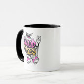 Gute Vibes Graffiti Tasse (Vorderseite Links)