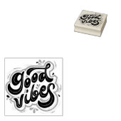 Gute Vibes Gummistempel (Stempel)