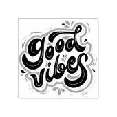 Gute Vibes Gummistempel (Prägung)