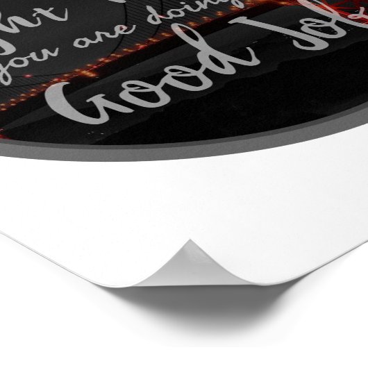 gute Vibes inspirierende Zitate für Motivation Poster (Ecke)