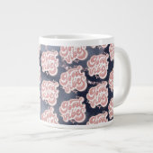 Gute Vibes Jumbo-Tasse (Vorderseite Rechts)