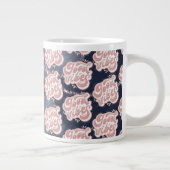 Gute Vibes Jumbo-Tasse (Rechts)