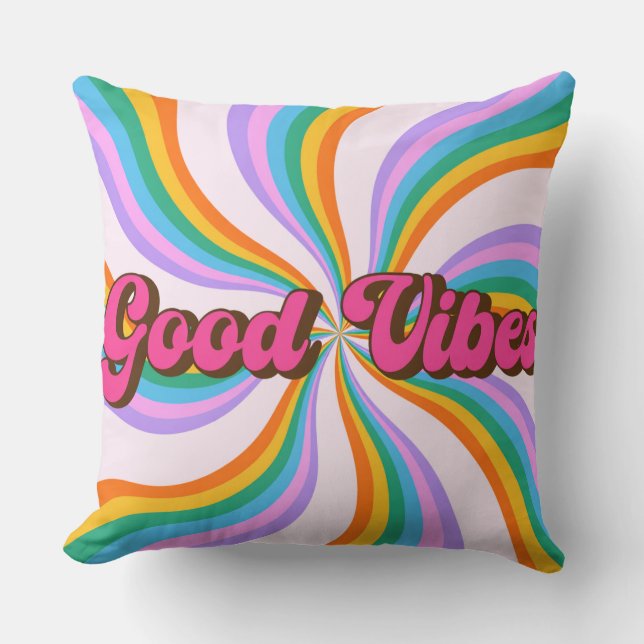 Gute Vibes Kissen (Vorderseite)