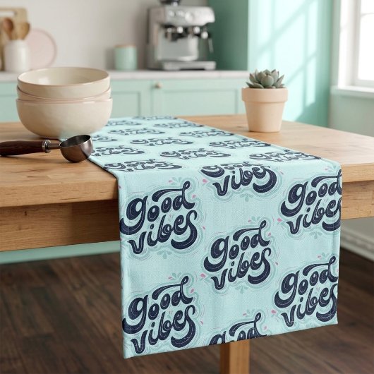 Gute Vibes Lange Tischdecke