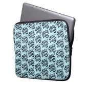 Gute Vibes Laptop-Hülle Laptopschutzhülle (Vorderseite Links)