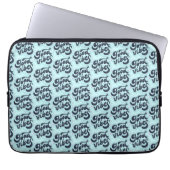 Gute Vibes Laptop-Hülle Laptopschutzhülle (Vorderseite)