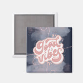 Gute Vibes Magnet (Vorderseite/Rückseite)