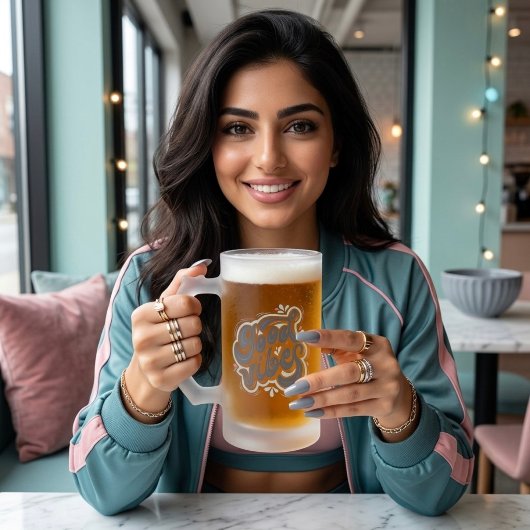 Gute Vibes Mattglas Bierglas