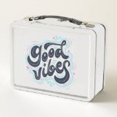 Gute Vibes Metall Lunchbox (Rückseite)
