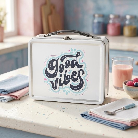 Gute Vibes Metall Lunchbox