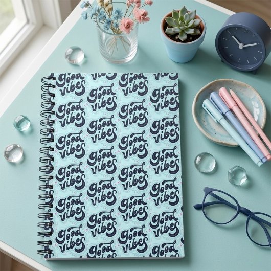 Gute Vibes Notizbuch Notizblock