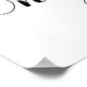 Gute Vibes nur anpassbare Größe und Farbe glücklic Poster (Ecke)