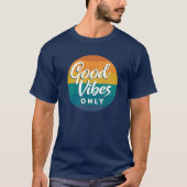 Gute Vibes nur Frieden Namaste T-Shirt (Vorderseite)