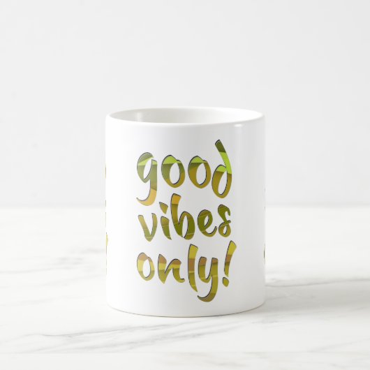 Gute Vibes nur! Kaffeetasse (Mittel)
