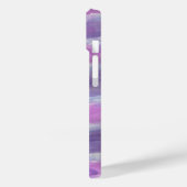 Gute Vibes nur Lila iPhone Case (Rückseite / Links)