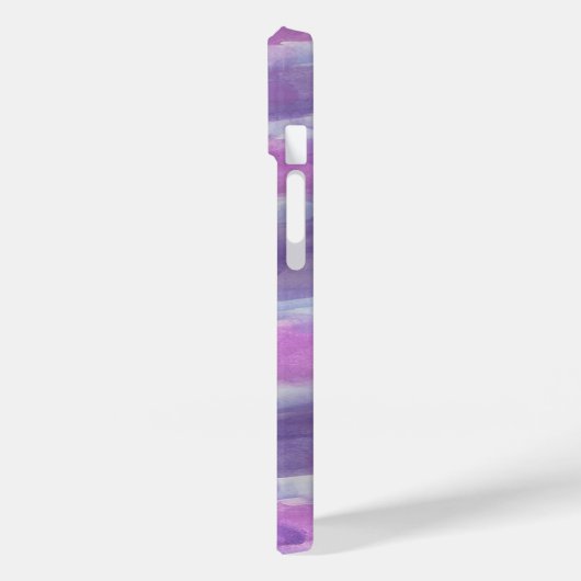 Gute Vibes nur Lila iPhone Case (Rückseite / Links)