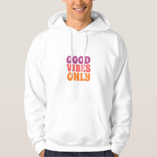 Gute Vibes nur Minimalistisch Hoodie