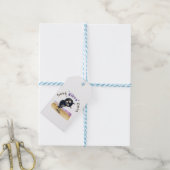 Gute Vibes nur mit neugierigen Eule Geschenkanhänger (Mit Garn)
