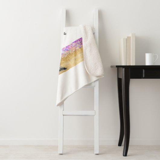 Gute Vibes nur mit neugierigen Eule Sherpadecke (Beispiel)