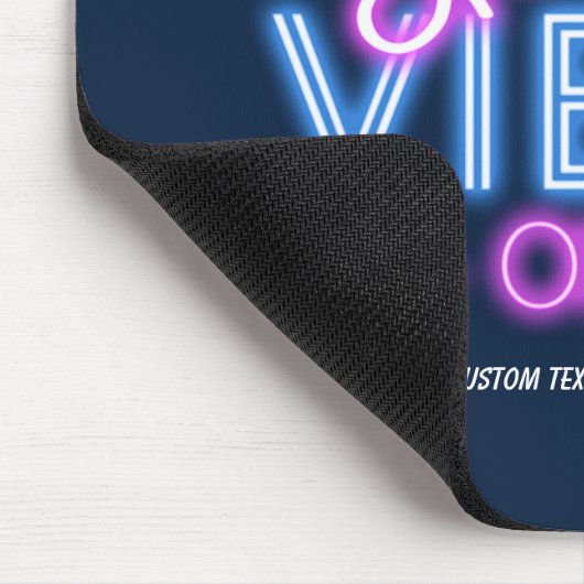 Gute Vibes nur Neon Sign Fun Trendy Custom Mousepad (Ecke)