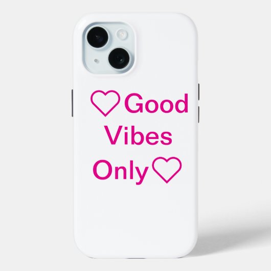 Gute Vibes nur Pastelltelefon Fall Case-Mate iPhone Hülle (Rückseite)