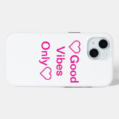 Gute Vibes nur Pastelltelefon Fall Case-Mate iPhone Hülle (Rückseite (Horizontal))