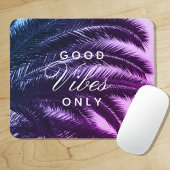 Gute Vibes nur Tropical Elegante | Farbe Mousepad