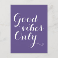 Gute Vibes nur Ultra-Violet Positiver Aufstieg