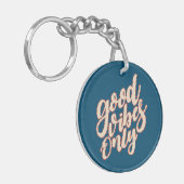 Gute Vibes nur Valentinstag| Schlüsselanhänger (Vorderseite links)