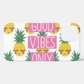 Gute Vibes Pineapples Sommermuster Case-Mate iPhone Hülle (Rückseite (Horizontal))