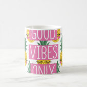 Gute Vibes Pineapples Sommermuster Kaffeetasse (Mittel)
