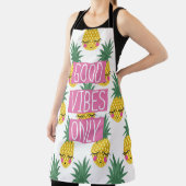 Gute Vibes Pineapples Sommermuster Schürze (InSitu)