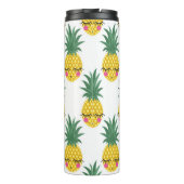 Gute Vibes Pineapples Sommermuster Thermosbecher (Rückseite)