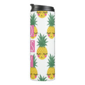 Gute Vibes Pineapples Sommermuster Thermosbecher (Nach rechts gedreht)