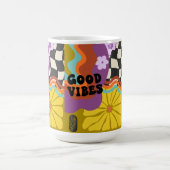 Gute Vibes - Retro-Tage Kaffeetasse (Mittel)