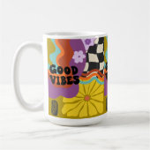 Gute Vibes - Retro-Tage Kaffeetasse (Links)