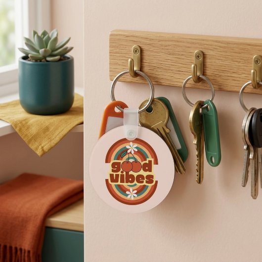 Gute Vibes Schlüsselanhänger