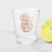 Gute Vibes Schnapsglas (Rückseite)