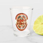 Gute Vibes Schnapsglas (Vorderseite)