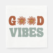 Gute Vibes Serviette (Vorderseite)