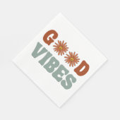 Gute Vibes Serviette (Ecke)